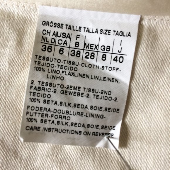 SportMax linen jacket size 6 - Picture 4 of 9